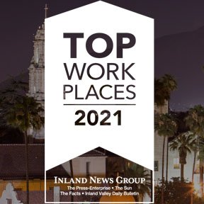 PRMG Takes Home 1st Place in the 2021 Top Work Places Rankings for the Inland Empire!