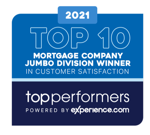 PRMG Recognized by Experience.com’s 2021 Top Mortgage Companies and Top Loan Officers for Customer Satisfaction!