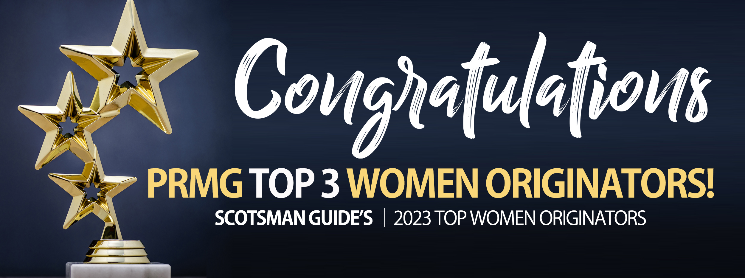 Header - Scotsman Guide Top 3 Women Originators 2023